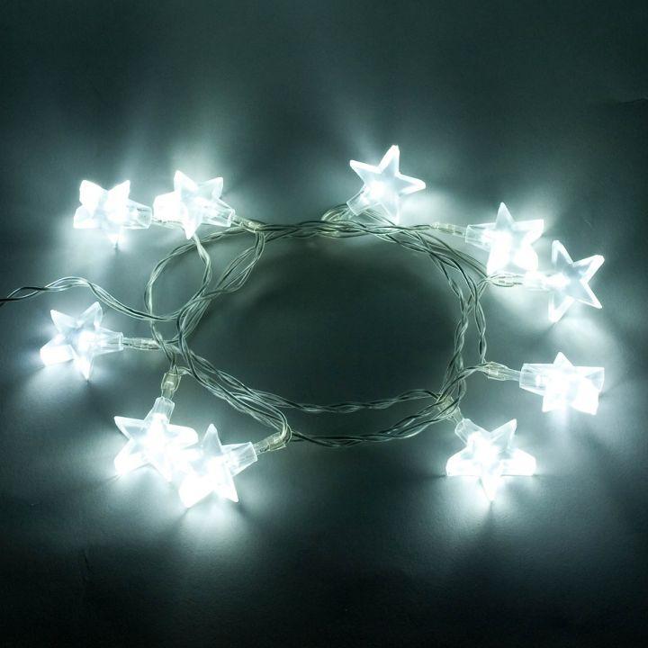 Levně DecoLED Vánoční osvětlení hvězdičky - 1,8 m, na baterie