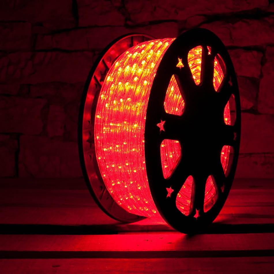 Levně DecoLED LED hadice - 50m, červená, 1500 diod