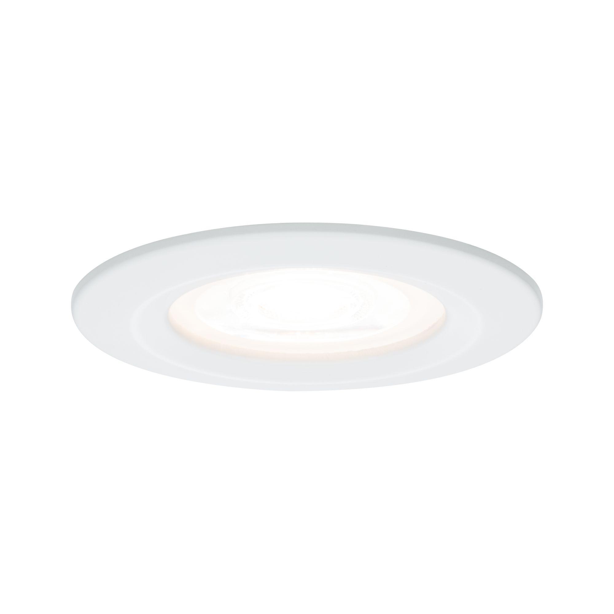 Vestavné svítidlo LED Nova kruhové 1x6,5W GU10 bílá mat nevýklopné 934.41 - PAULMANN