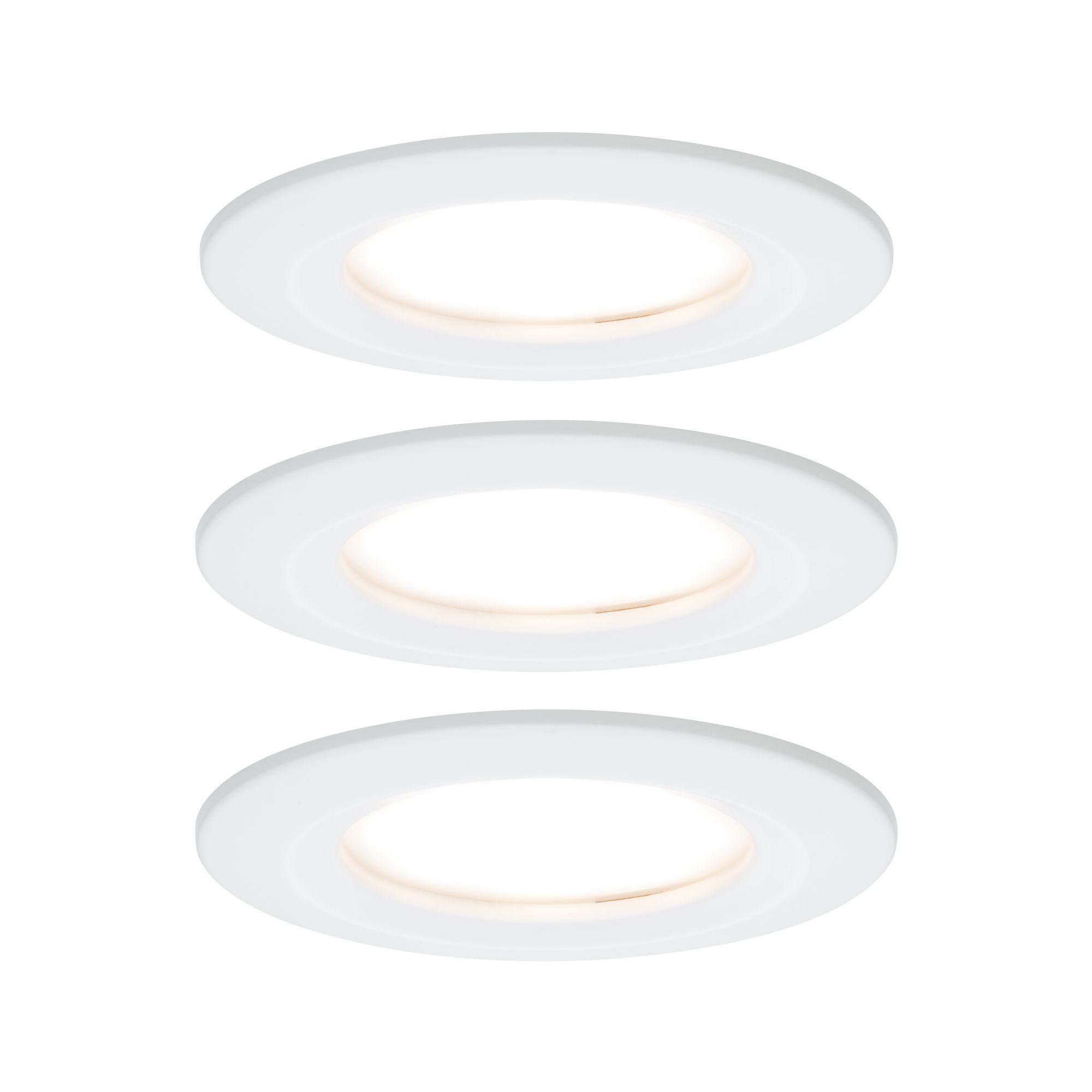 Vestavné svítidlo LED Nova kruhové 3x6,5W bílá mat nevýklopné 934.60 - PAULMANN