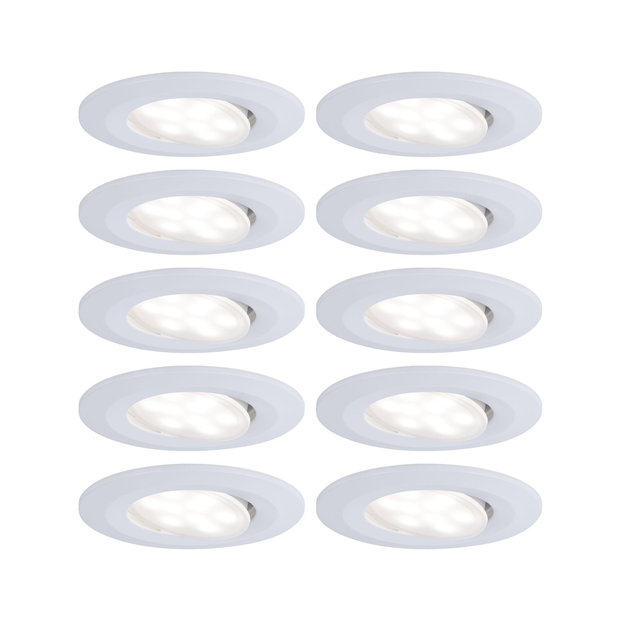 Vestavné svítidlo LED Calla kruhové 10x6W bílá mat výklopné 999.22 - PAULMANN