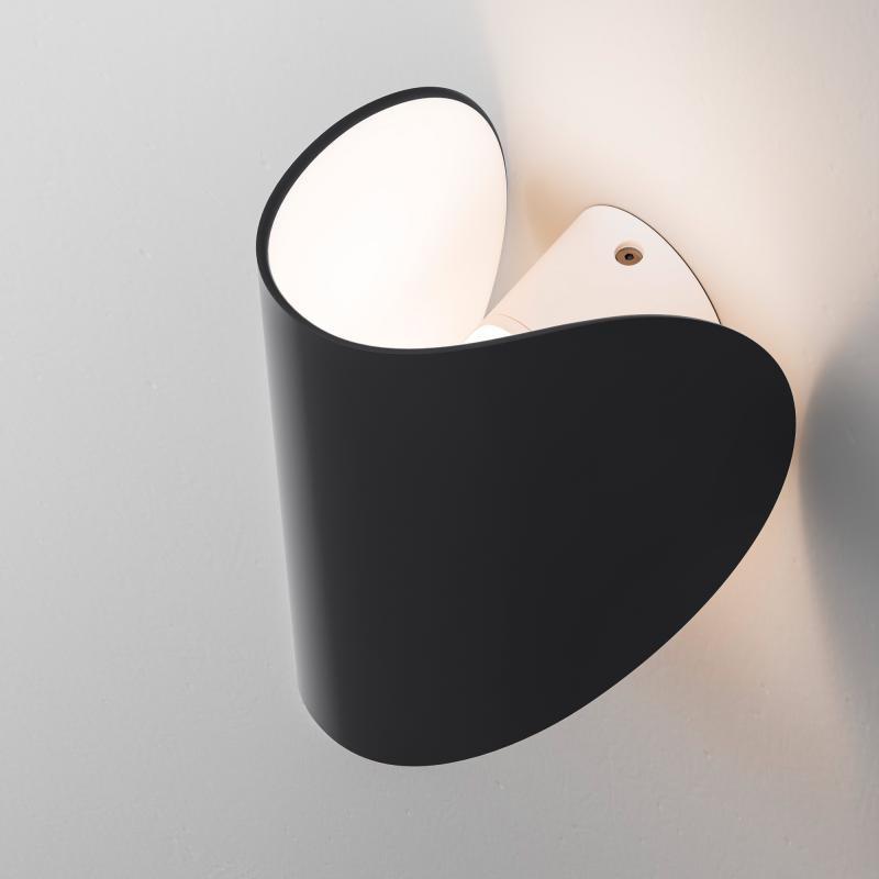 Levně Nástěnné svítidlo IO GRIGIO 2x LED 5W černé (grafit) - FONTANAARTE