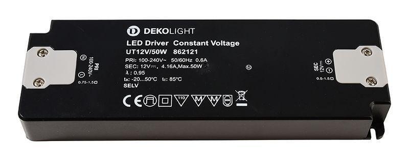 Levně AKCE Deko-Light napájení FLAT UT12V/50W konstantní napětí 0-416 mA IP20 12V DC 50W - LIGHT IMPRESSIONS