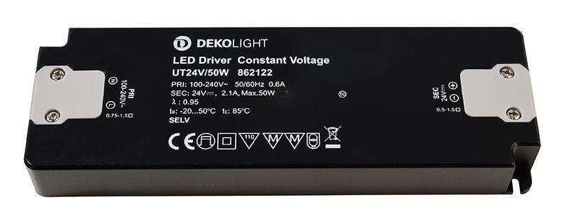 Levně AKCE Deko-Light napájení FLAT UT24V/50W konstantní napětí 0-210 mA IP20 24V DC 50W - LIGHT IMPRESSIONS