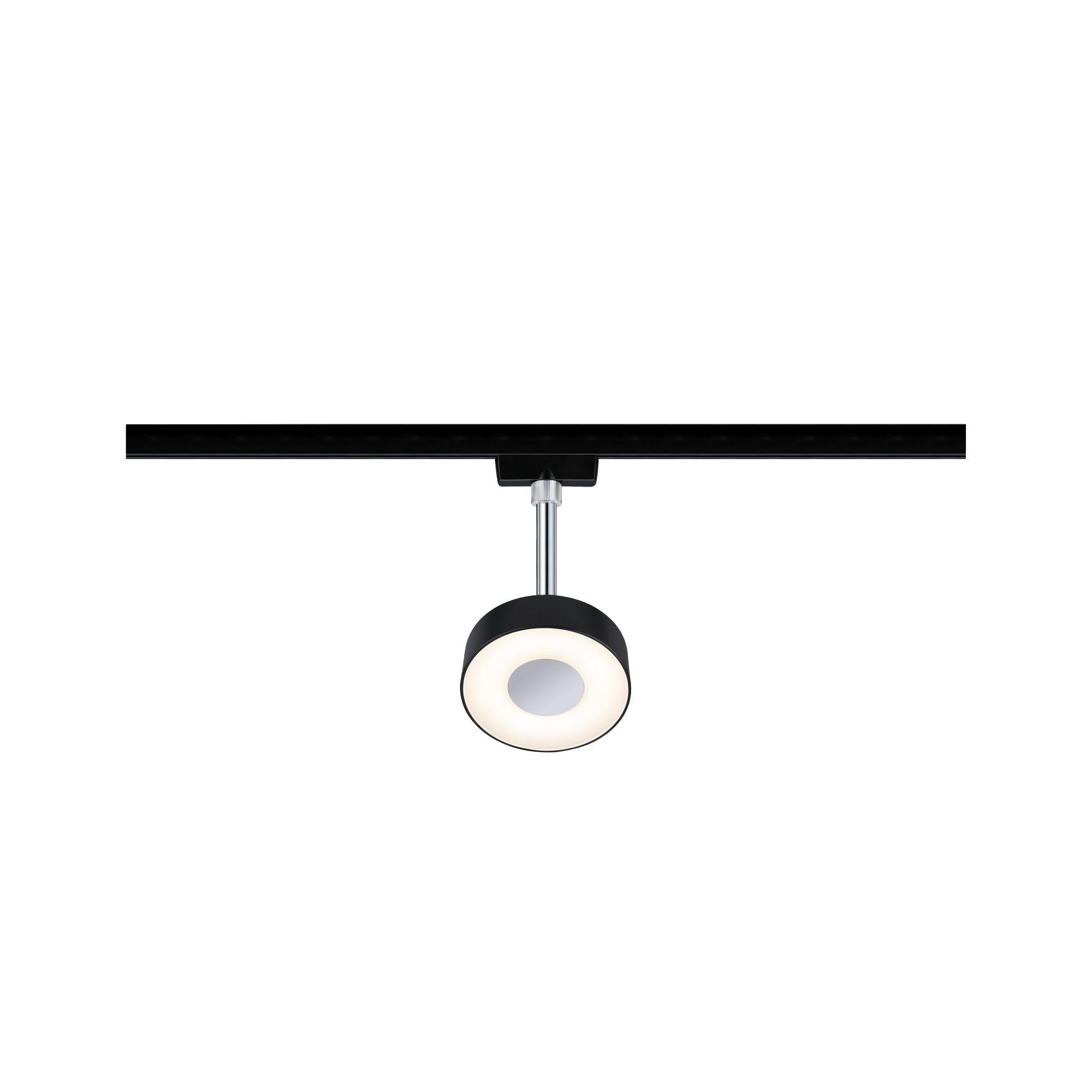 URail LED-spot Circle 5W černá mat 2700K kov/umělá hmota stmívatelné - PAULMANN