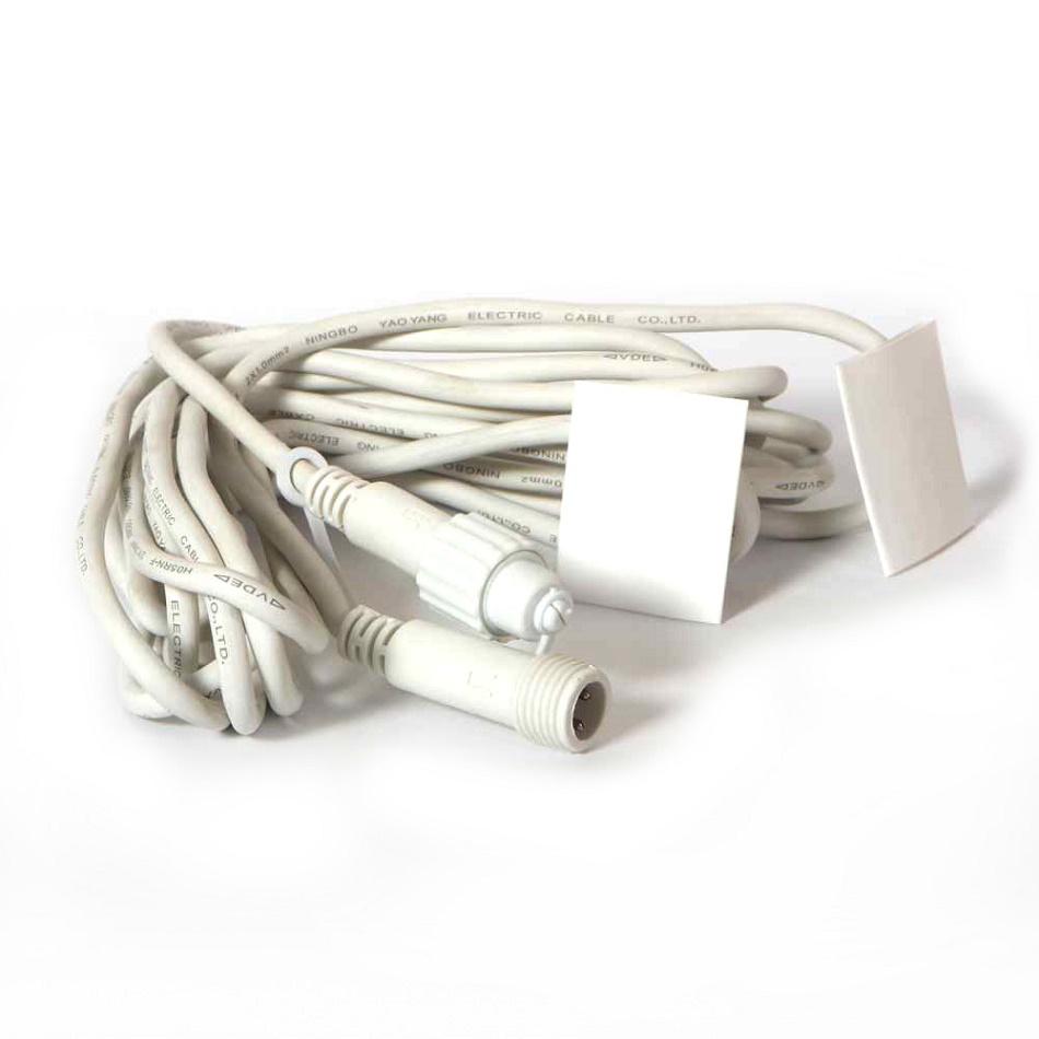 Levně DecoLED Prodlužovací kabel, bílý, 3m, IP67 EFX03