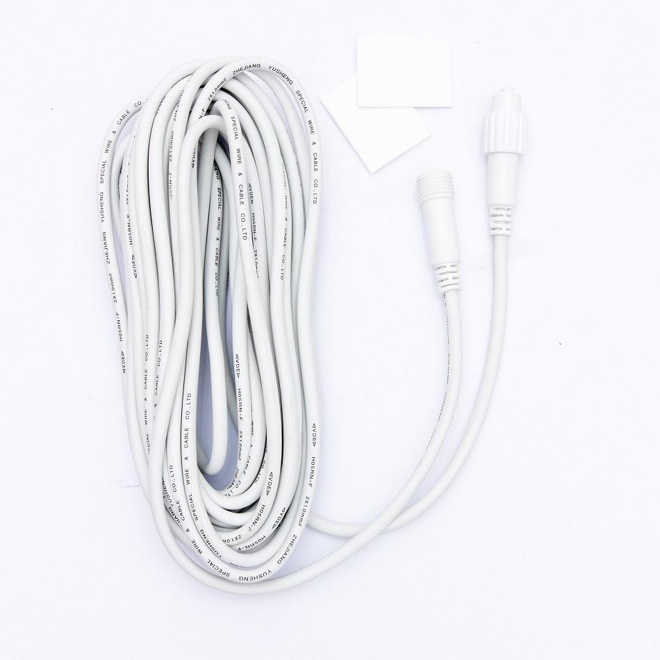 Levně DecoLED Prodlužovací kabel - bílý, 10m EFX010