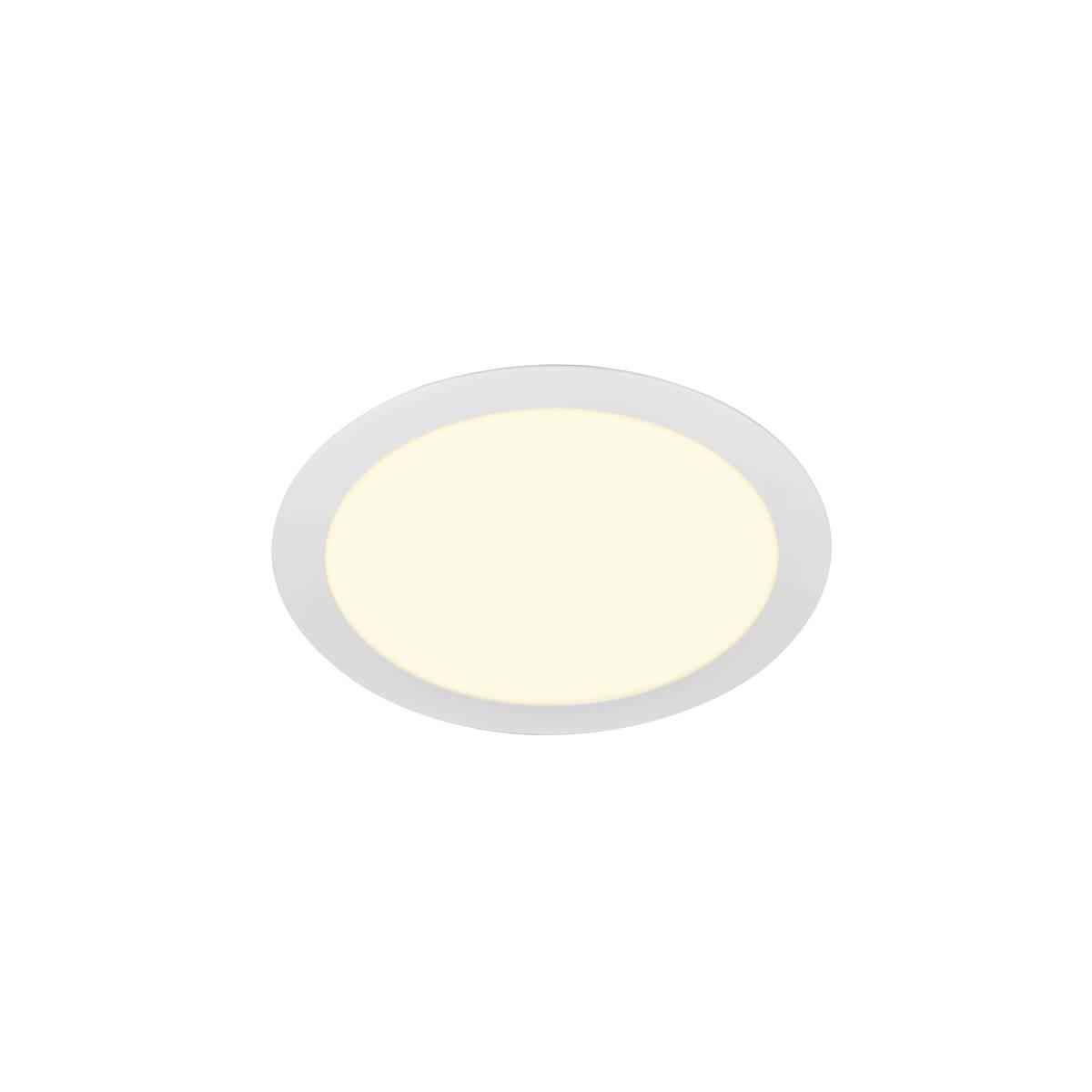 Levně SENSER 24 Indoor, stropní vestavné LED svítidlo kruhové, bílé, 3000K - BIG WHITE (SLV)
