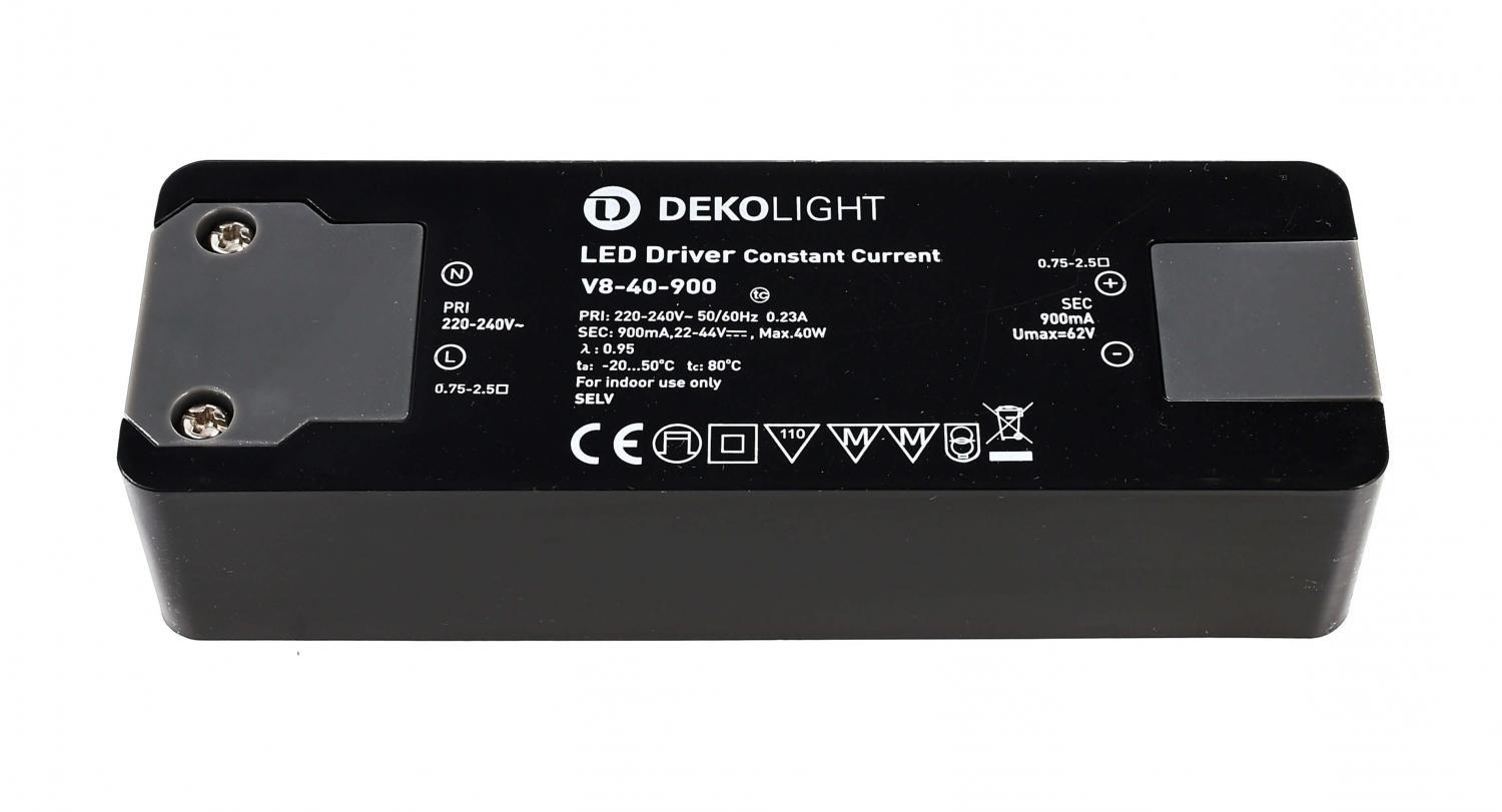 Levně AKCE Deko-Light napájení BASIC CC V8-40-900/40W konstantní proud 900 mA IP20 22-44V DC 19,80-40W - LIGHT IMPRESSIONS