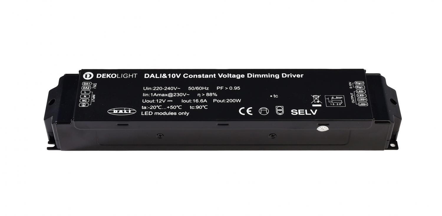 Levně AKCE Deko-Light napájení BASIC DIM CV 200AD-24V DALI-Bus / Push / 1-10V konstantní napětí 0-8300 mA IP20 stmívatelné 24V DC 200W - LIGHT IMPRESSIONS