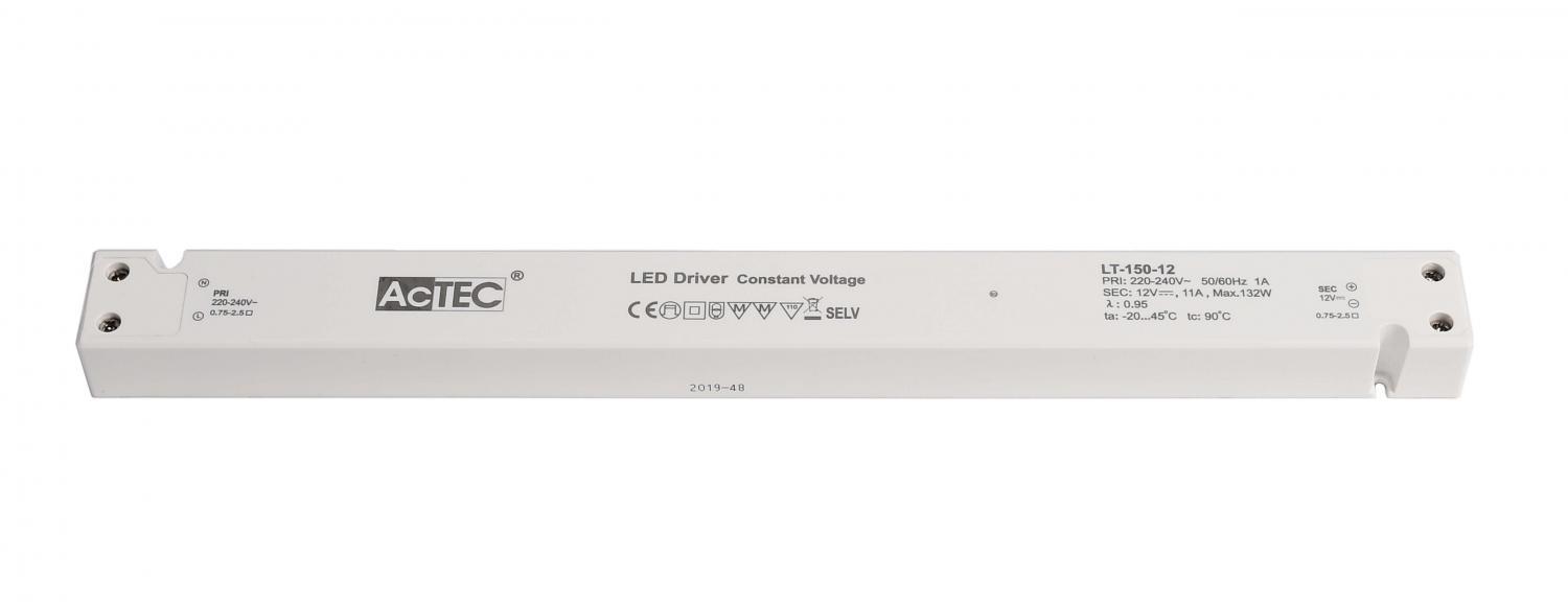 Levně AKCE Deko-Light napájení LONG-FLAT CV LT-150-12 konstantní napětí 0-11000 mA IP20 12V DC 132W - LIGHT IMPRESSIONS
