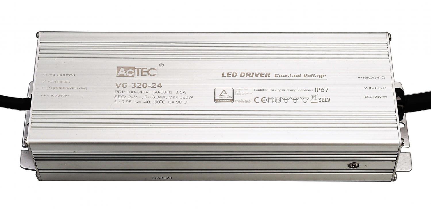 Levně AKCE Deko-Light napájení IP CV V6-320-24 konstantní napětí 0-13340 mA IP67 24V DC 320W - LIGHT IMPRESSIONS