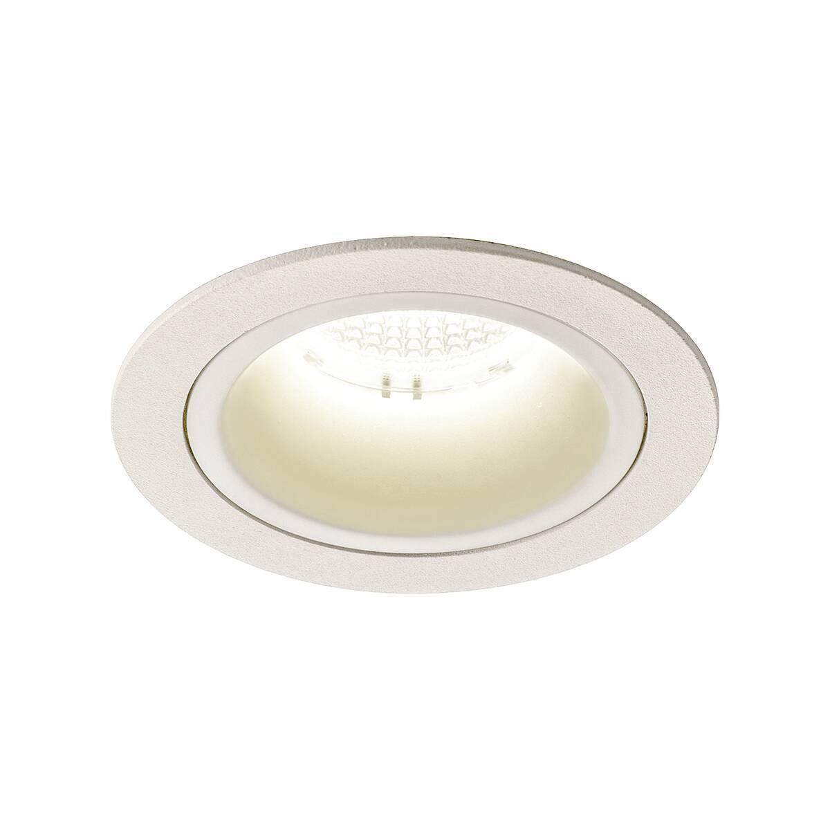 Levně NUMINOS® DL M vnitřní LED zápustné stropní svítidlo bílá/bílá 4000 K 20° včetně listových pružin - BIG WHITE (SLV)