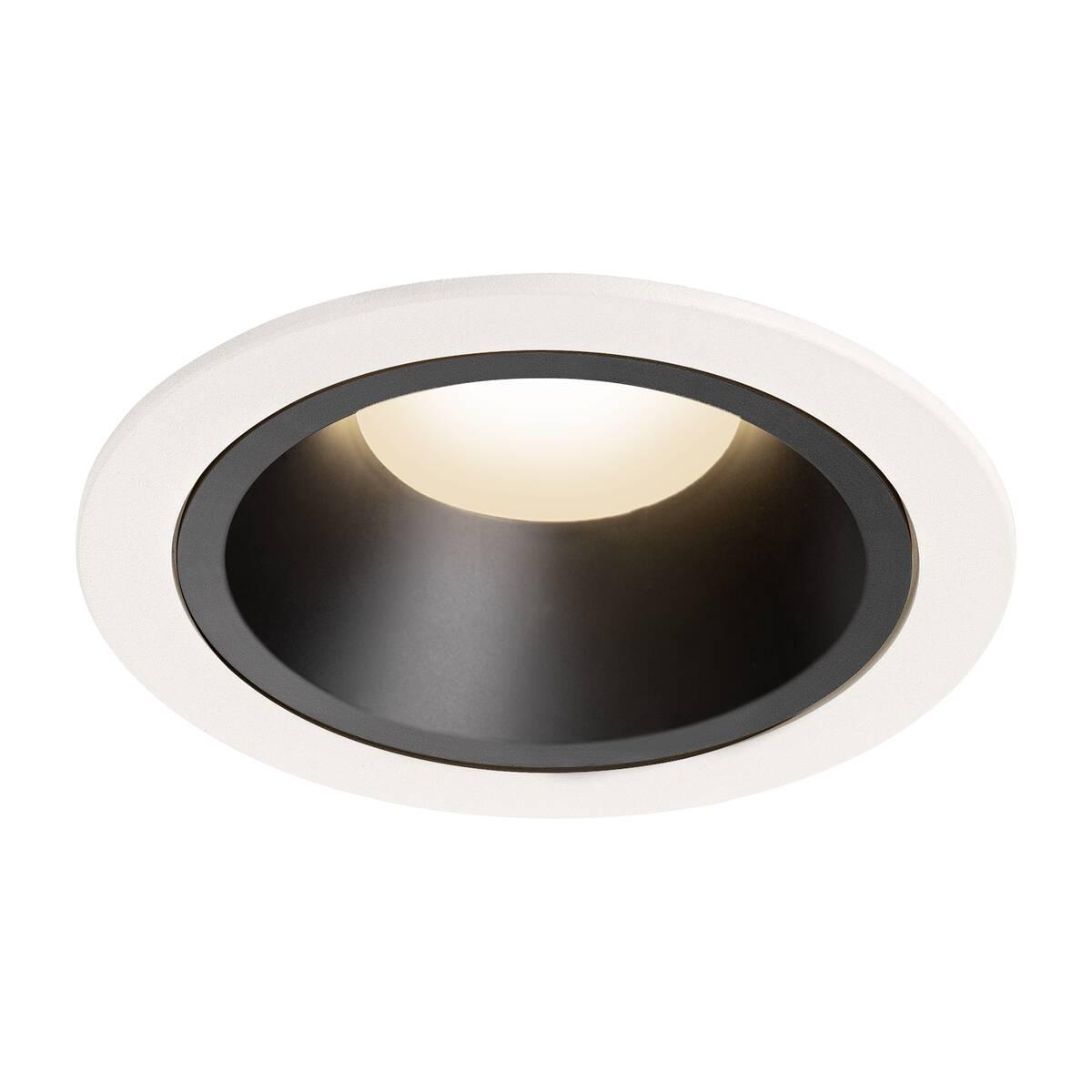 Levně NUMINOS® DL L vnitřní LED zápustné stropní svítidlo bílá/černá 3000 K 55° - BIG WHITE (SLV)