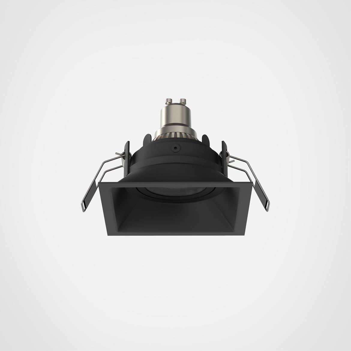 Downlight svítidlo Minima Slimline Square nastavitelné protipožární 6W GU10 černá - ASTRO