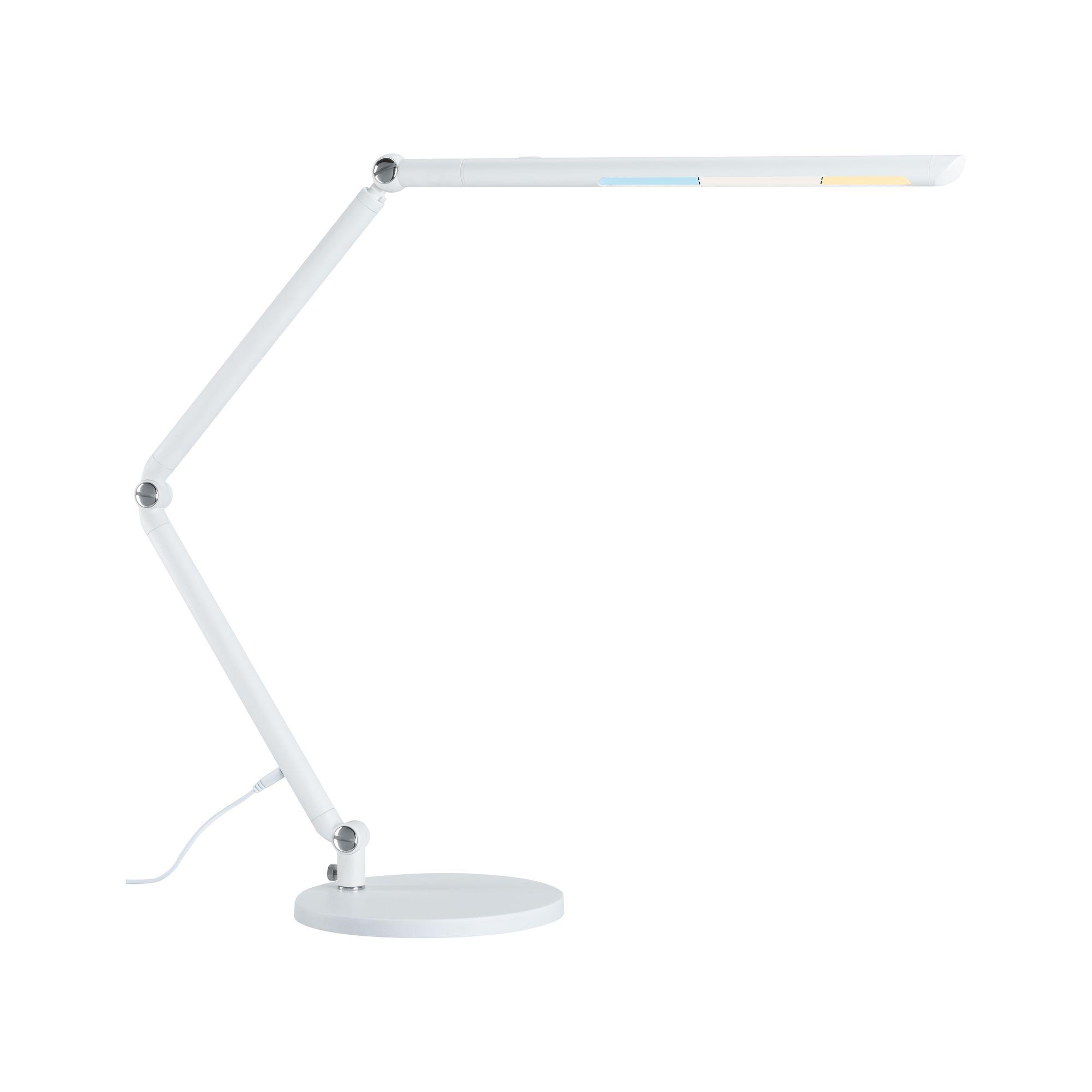 LED stolní lampa na psací stůl FlexBar bílá 10,6W WhiteSwitch 3.000K - PAULMANN