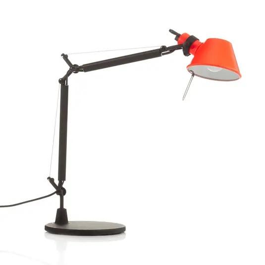 Stolní lampa Tolomeo Micro Bicolor černá / korálová - ARTEMIDE