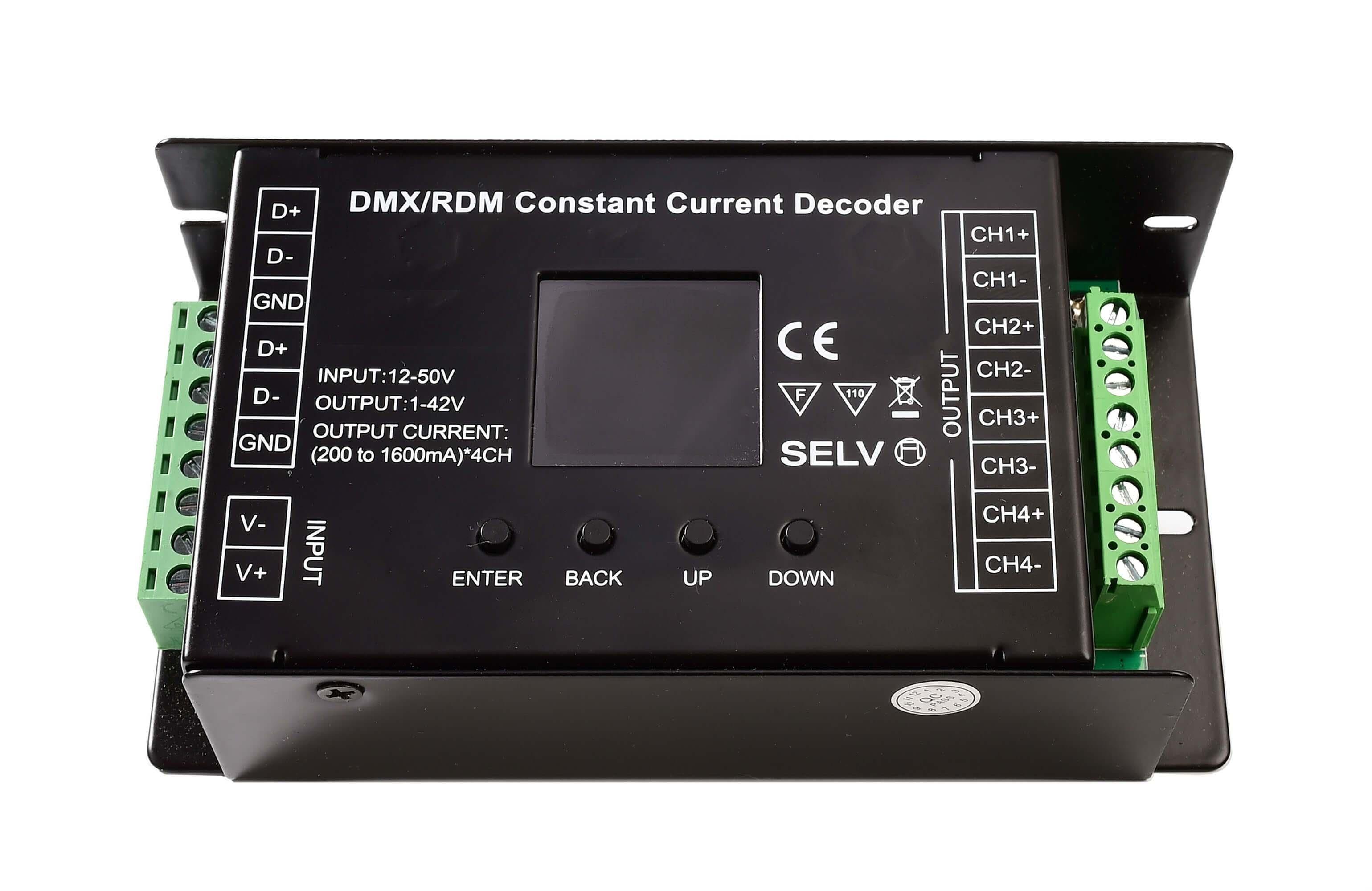 Levně AKCE Deko-Light řídící jednotka DMX/RDM 4 CH CC dekodér 12-50V DC DMX512 4CH - LIGHT IMPRESSIONS