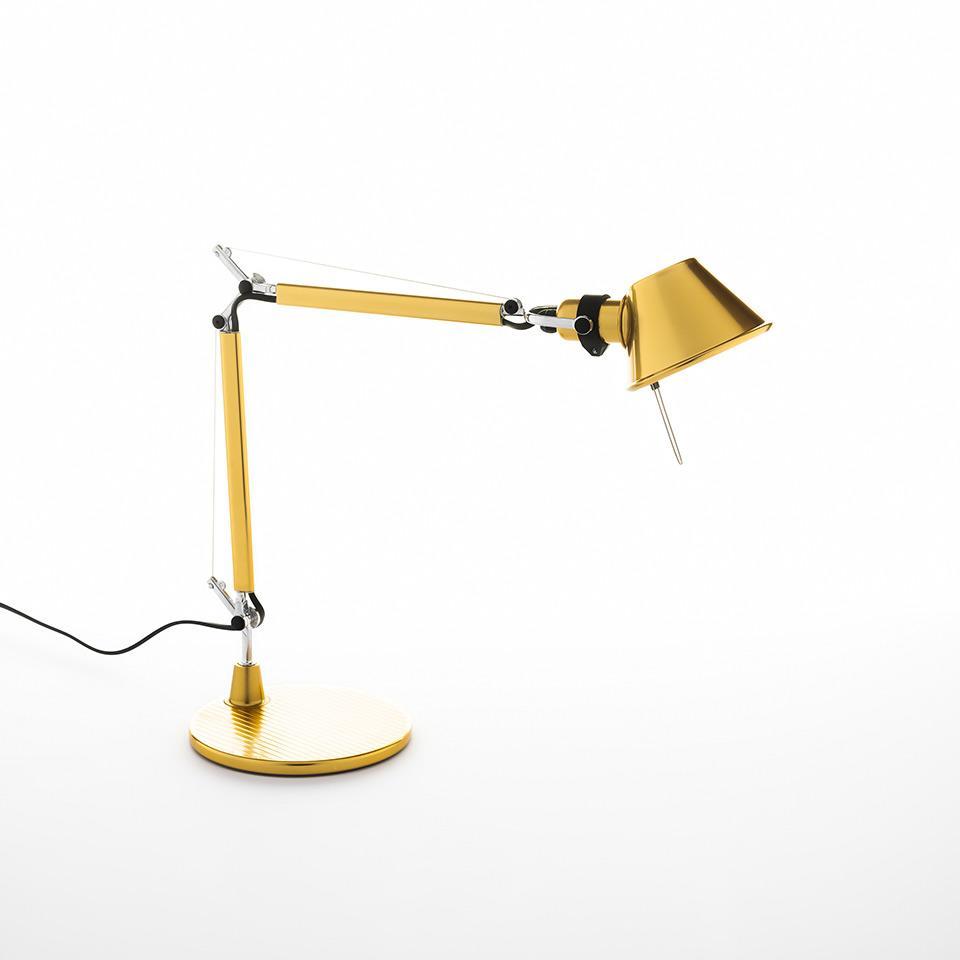 Tolomeo Micro zlatá - tělo lampy + základna - ARTEMIDE