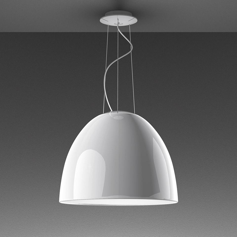 Nur Gloss LED - závěsné - bílá - Bluetooth - ARTEMIDE