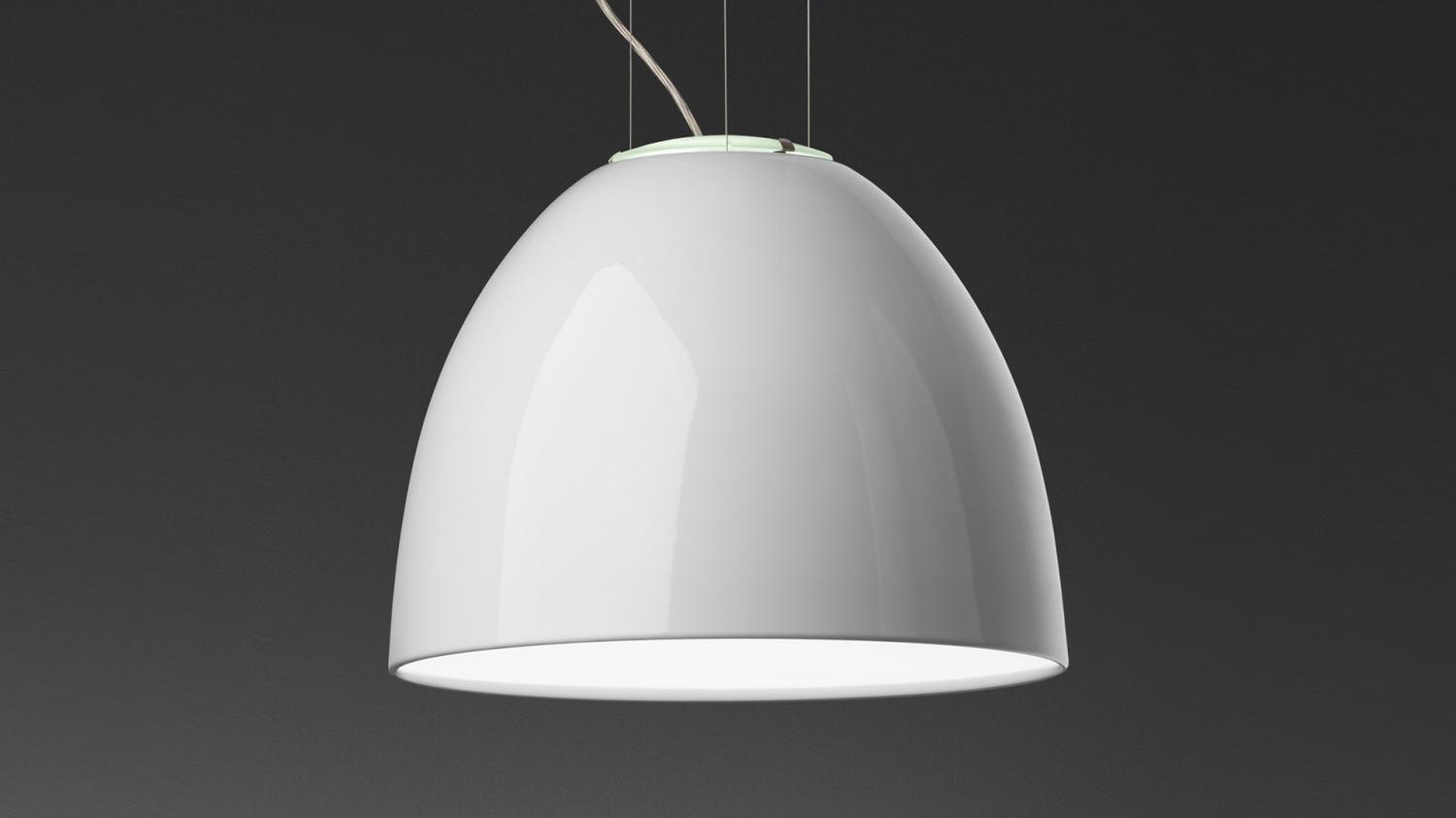 Nur Gloss LED - závěsné - bílá - Bluetooth - ARTEMIDE