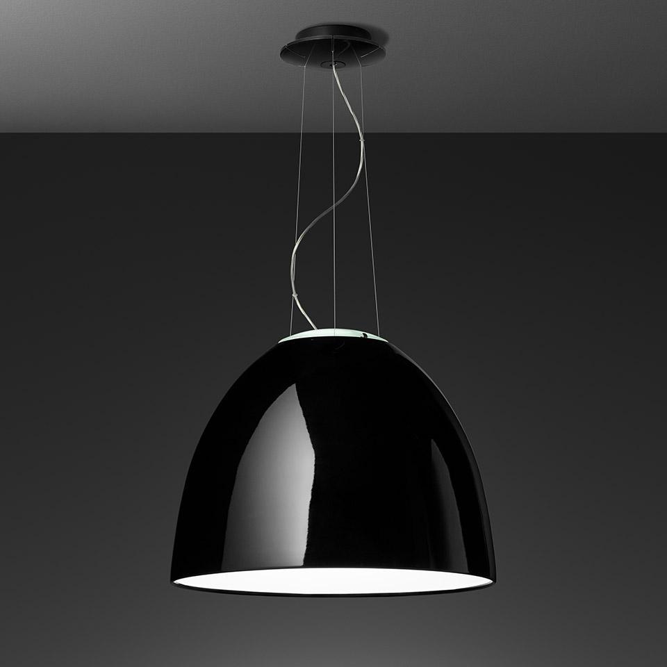 Nur Gloss LED - závěsné - černá - Bluetooth - ARTEMIDE