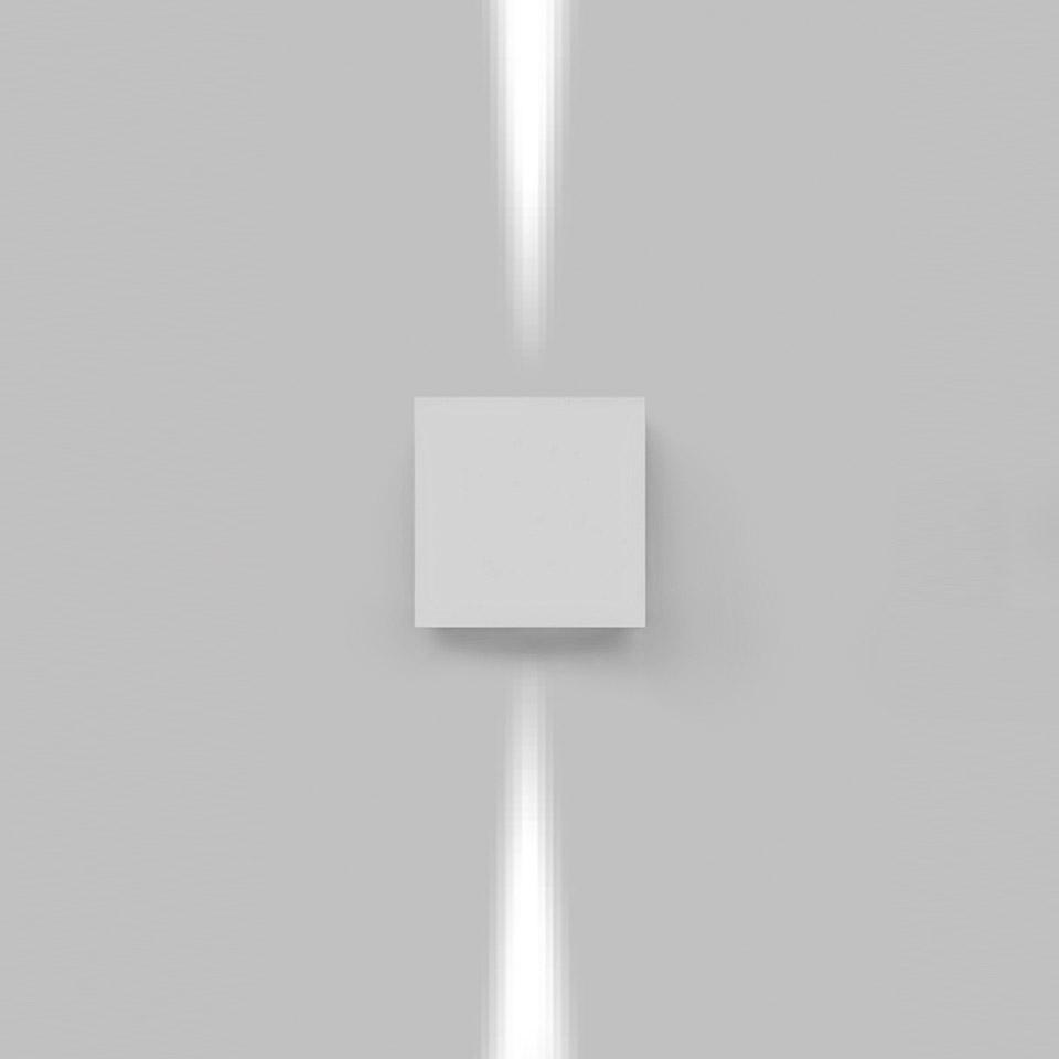 Effetto 14 čtverec 2 narrow beams šedá bílá - ARTEMIDE