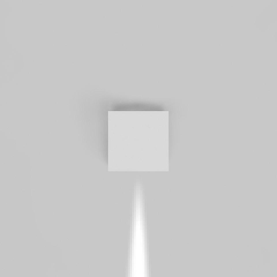 Effetto 14 čtverec 1 narrow beam šedá bílá - ARTEMIDE