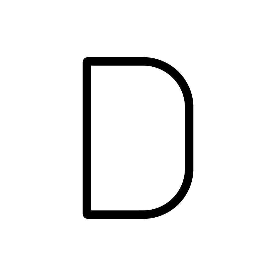 Alphabet of Light - velké písmeno D - ARTEMIDE