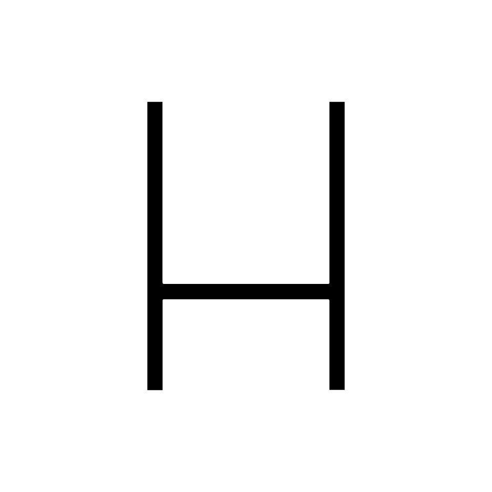 Levně Alphabet of Light - velké písmeno H - ARTEMIDE