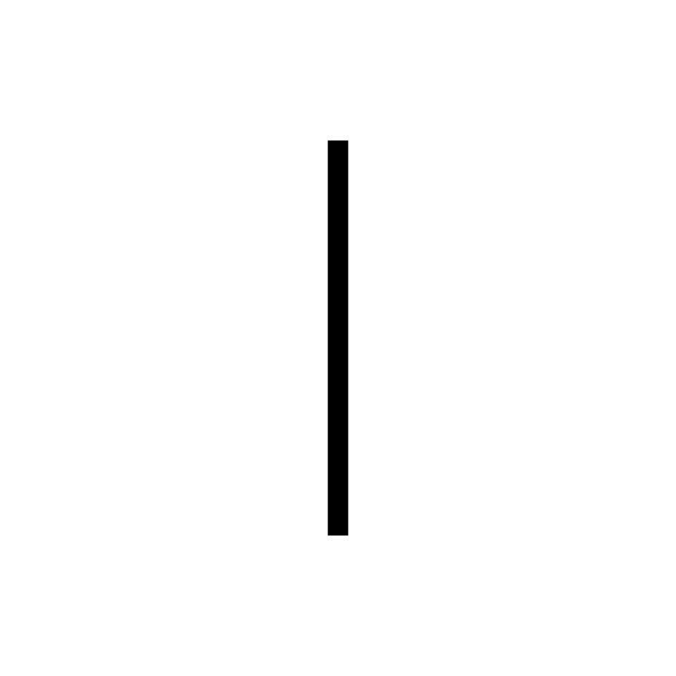 Alphabet of Light - velké písmeno I - ARTEMIDE