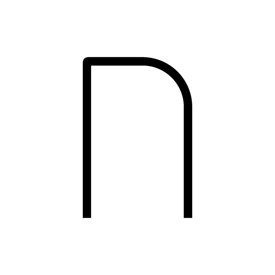 Alphabet of Light - velké písmeno N - ARTEMIDE