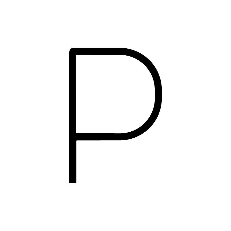 Alphabet of Light - velké písmeno P - ARTEMIDE