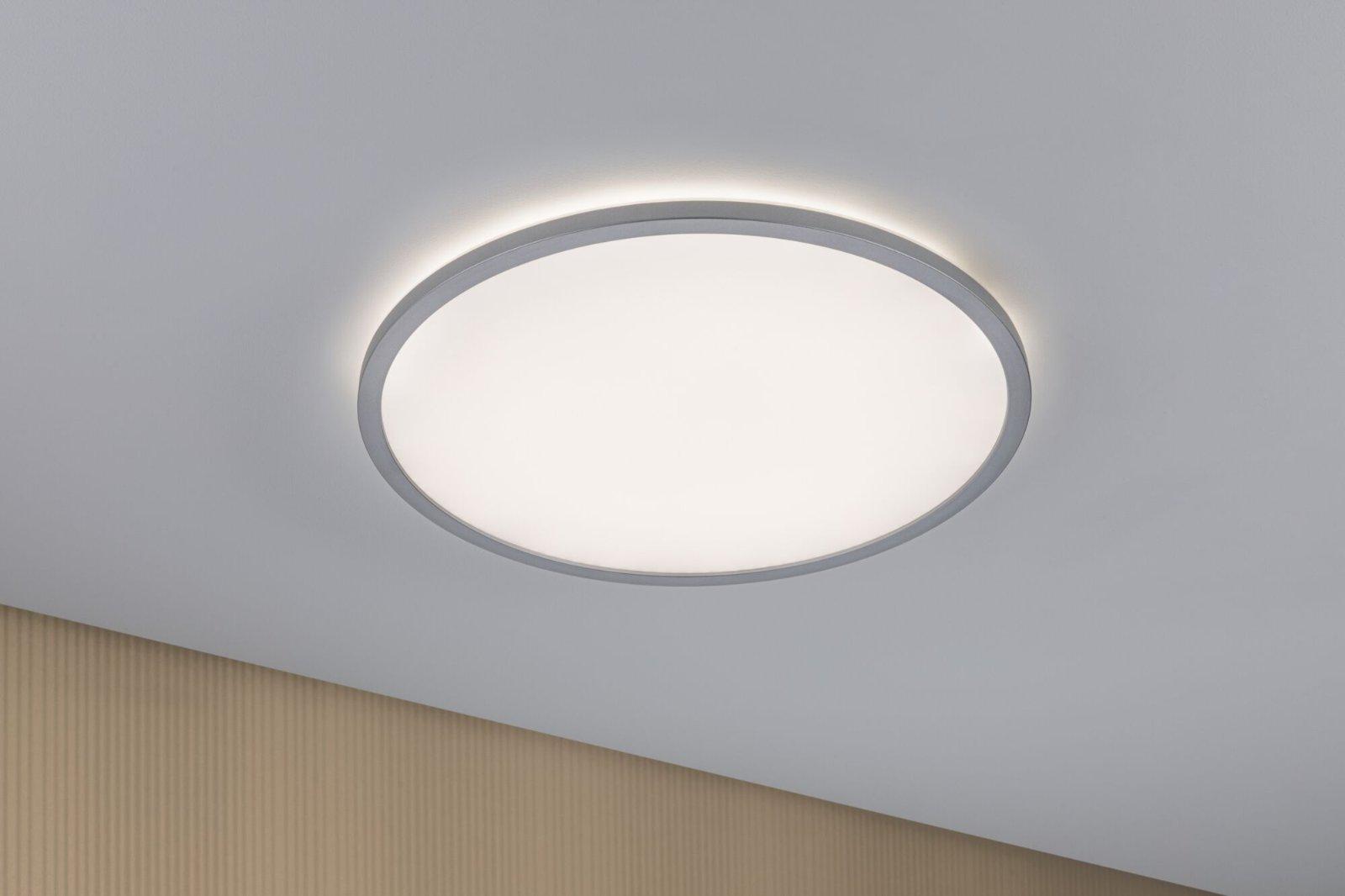 LED Panel 3-krokové-stmívatelné Atria Shine kruhové 420mm 3000K matný chrom - PAULMANN
