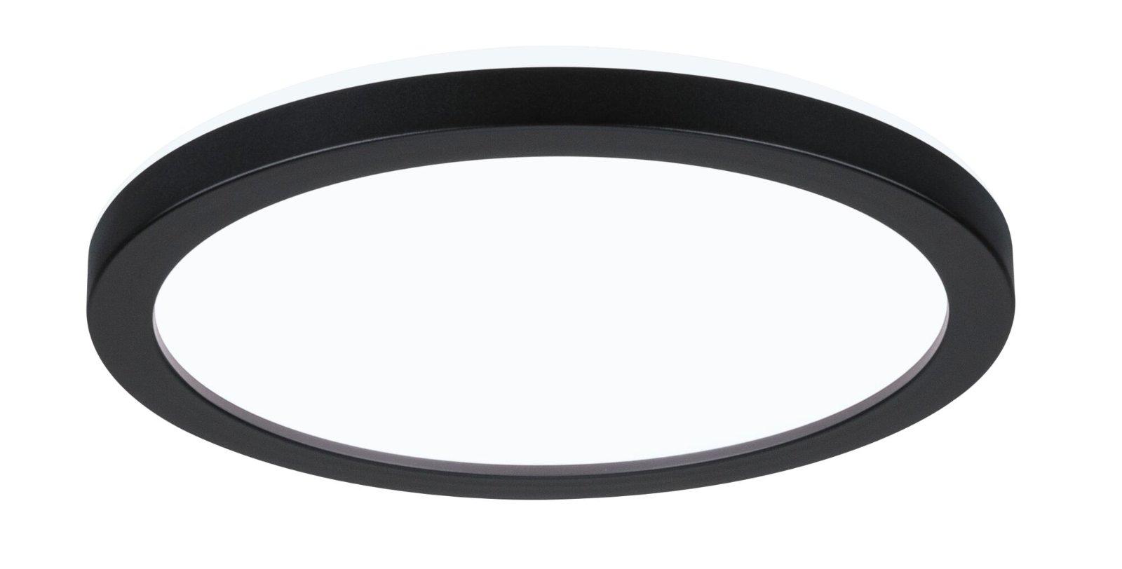 LED Panel Atria Shine kruhové 190mm 4000K černá - PAULMANN