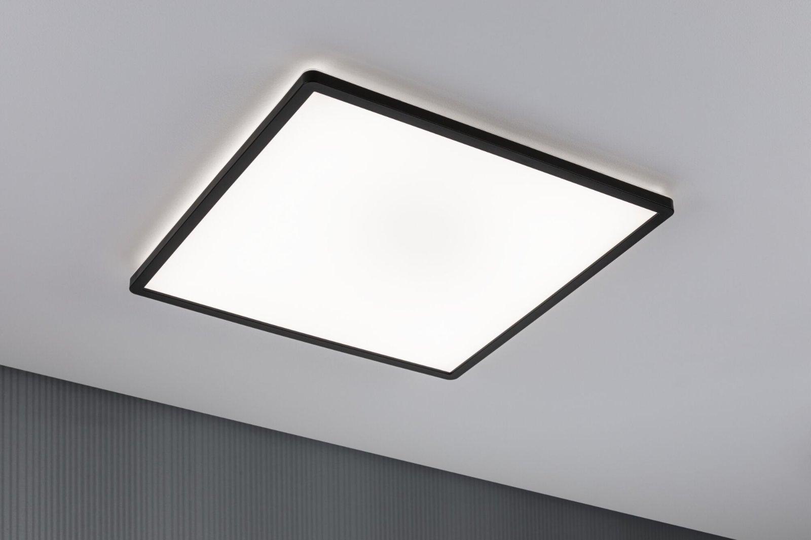 LED Panel 3-krokové-stmívatelné Atria Shine hranaté 420x420mm 4000K černá - PAULMANN
