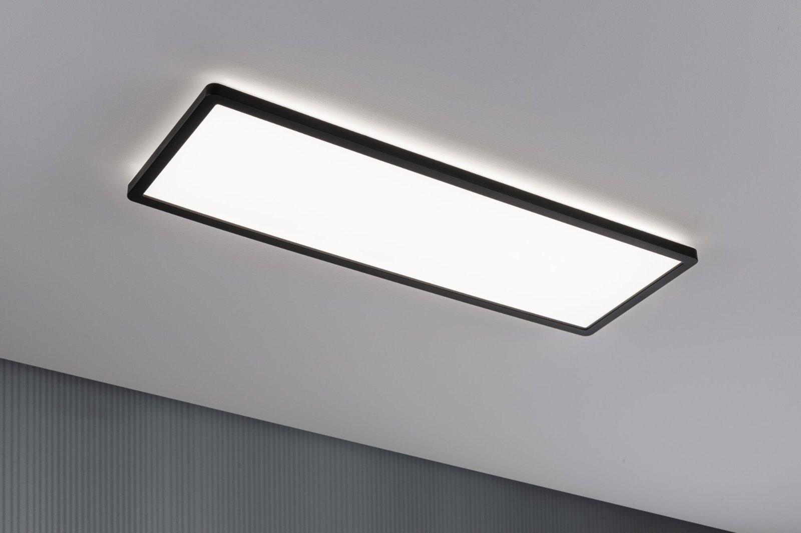 LED Panel Atria Shine hranaté 580x200mm 4000K černá - PAULMANN