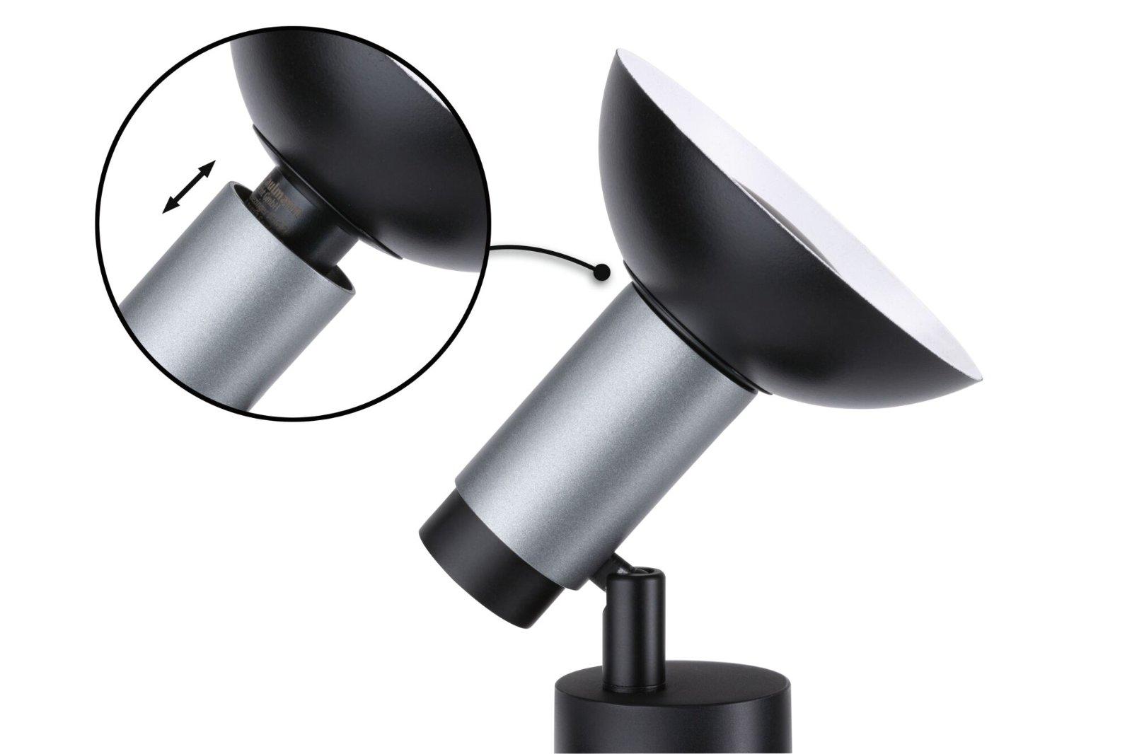 Neordic stolní lampa Runa GU10 max. 20W černá/antracit - PAULMANN