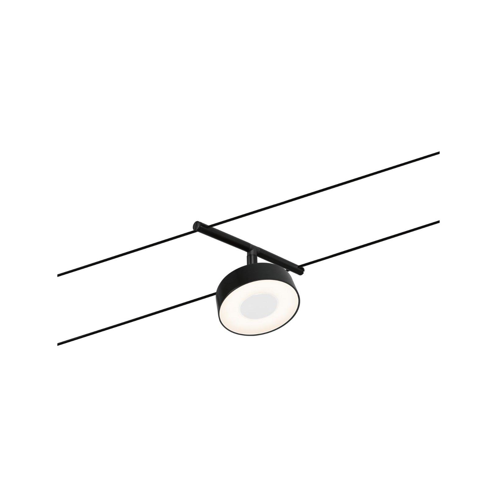 LED lankový systém Circle spot 5W 3000K 12V černá mat/chrom - PAULMANN