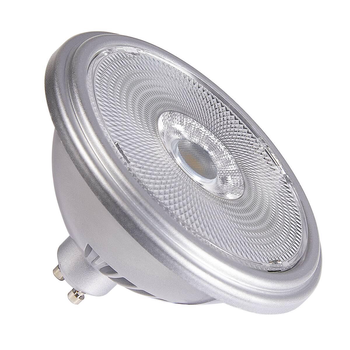 Levně QPAR111 GU10 LED světelný zdroj stříbrný 12,5 W 2700 K CRI 90 30° - BIG WHITE (SLV)